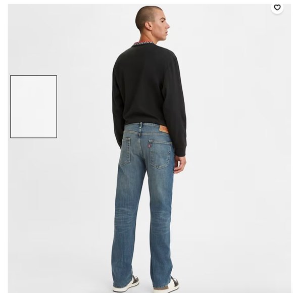 Levi’s 513 Flex W34 L30 but Hemmed to 28” soft stretch Slim Straight Medium wash - Picture 3 of 14